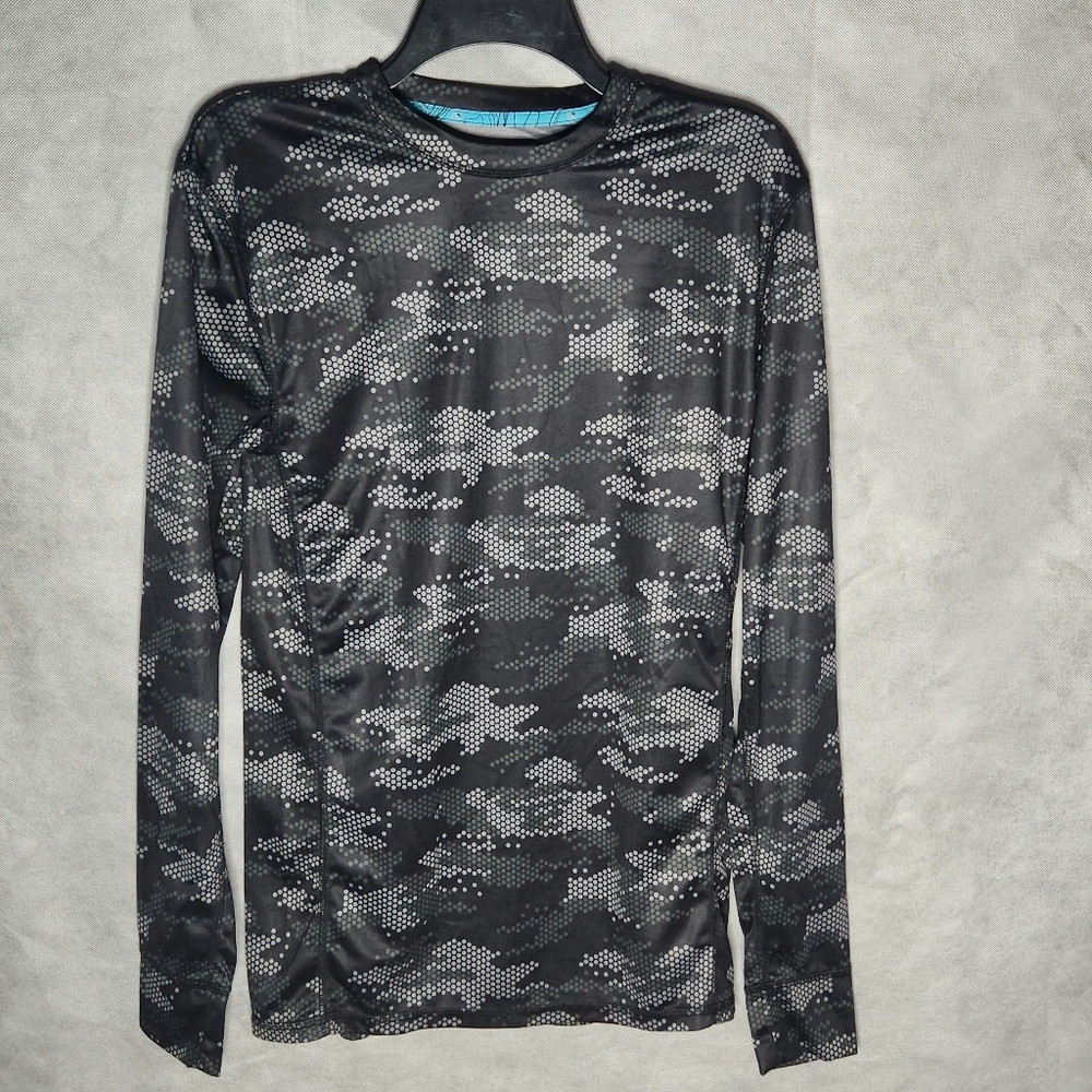 CLIMATESMART Men's Nano Mesh Long Sleeve Shirt Crew Neckline Lightweight Fabric